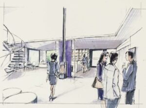 dessin-perspective-cours-atelier3113-paris Dessin d'aménagement intérieur