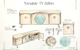 dessin-meuble Bilbo -Segneur des anneaux Design by Aga Werner